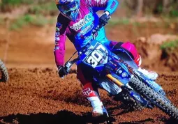 Luca Marra in gara